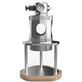 Portable Espresso Maker Manual Coffee Maker Stainless Steel 16Bar Fast Extraction Compact Design with Pressure Gauge for Home and Camping