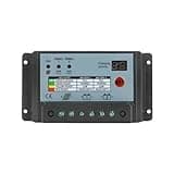 20a Solar Panel Dual Battery Regulator Char Controller for 12v/24v Batteries with LCD Displaying Running Status