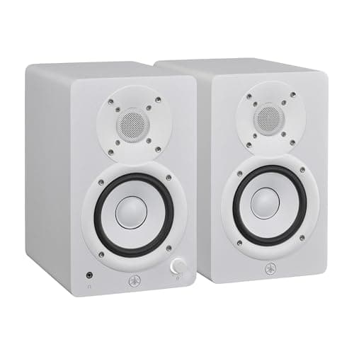 YAMAHA HS 4WH 2-Way Active Reference Monitor Pair White