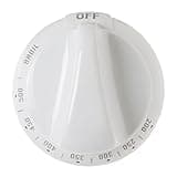 WB03K10036 Thermostat Knob for GE & Hotpoint Range Oven. Control Knob Replace Part Numbers WB3K10036, WB3K10037, WB03K10037, 242682, AP2014848, PS225985, EAP225985