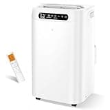 14000 BTU Portable Air Conditioners, Cools Up to 700 Sq.Ft, AC Unit with Cooling, Fan, Dehumidifier, Sleep Mode, Remote Control&Installation Kit, Portable AC for Large Rooms
