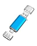 KOOTION USB C Flash Drive 32GB 2 in 1 OTG USB 3.0/Type C Thumb Drive Dual Drive USB C Memory Stick for Smartphone Laptop Tablet PC, Blue