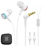 AMVR Noise-Isolating in-Ear Headphones Compatible with Meta Quest 3 - VR Accessories Low Bass Earphones with Custom Silicone Earplugs and Strap Holder | Enhance 360-Degree Surround Sound