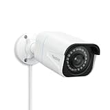 REOLINK 4K/8MP Wired Security PoE IP Camera, Human/Vehicle/Pet Detection, Time-Lapse, 100ft IR Night Vision, Work with Smart Home, Up to 512GB microSD Card, Outdoor/Indoor Surveillance, RLC-810A