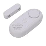 VELATEMOR Door Window Alarm with Vibration Detection, 120dB Adjustable Volume, Door Opening Alert for Home Car Glass Security, Easy Install for Home, Office