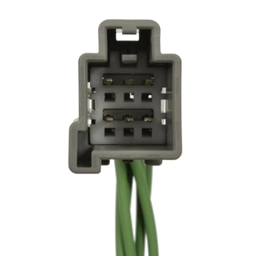 KarParts360 For Lincoln Aviator/Navigator 2003 2004 2005 Electrical Connector | Plastic | Metal Contact Terminal | Blade Terminal | Square Connector | Replacement For 3U2Z14S411NBB, 3U2Z14S411NBA
