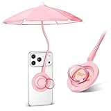 Phone Umbrella for Sun,Magnetic Cellphone SunShade Shield Umbrella,Universal Phone Sun Blocker Cover Visor for Beach Pool Accessories Travel Vacation Essentials Outdoor Video Photo Watching Anti-Glare