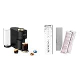 Nespresso Limited-Edition Vertuo Pop+ Coffee and Espresso Maker by Breville, Matte Black Gold Descaling Kit