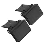 STOBAZA 2pcs Turntable Dust Cover Hinges Replacement Black Vinyl Record Player Hinge for Turntable Dust Cover with Sturdy Construction and Easy Installation