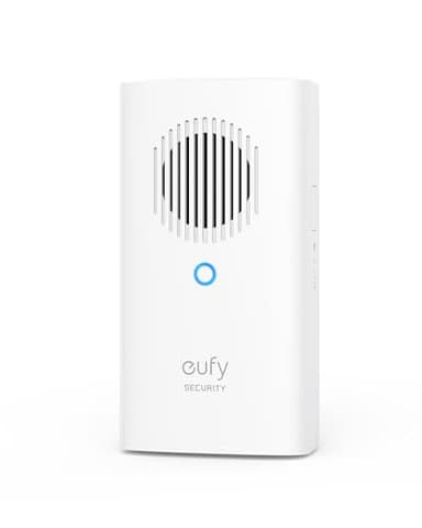 eufy Security Video Doorbell Add-On Chime, Indoor Chime, Requires eufy Security Video Doorbell E340/C30/C31, No-Delay Ring, Adjustable Volume, 8 Fun Ringtones, only works with 2.4GHz Wi-Fi