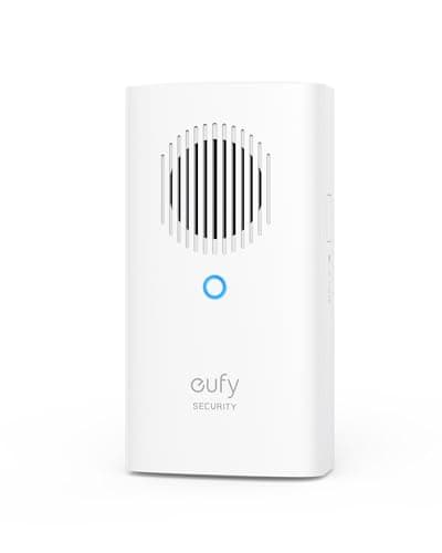 eufy Security Video Doorbell Add-On Chime, Indoor Chime, Requires eufy Security Video Doorbell E340/C30/C31, No-Delay Ring, Adjustable Volume, 8 Fun Ringtones, only works with 2.4GHz Wi-Fi