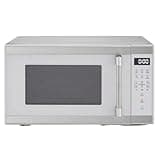 1.1 Cu Ft Countertop Microwave Oven, White Stainless Steel -Delivers Fast, Even Heating With 10 Adjustable Power Levels For Precision Cooking, Easy-to-use Interface With LED Display