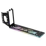 PCI-E Graphics Cards Vertically Kickstand Base Vertical GPU Bracket Holder with LED 5V 3pin RGB for Graphics Card Vertical Bracket