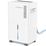 1500 Sq.ft Dehumidifier for Basement, Trazico Max 21 Pint/Day Dehumidifiers for Home, Large Room, Bedroom with Drain Hose, Quiet Smart Humidity Control, 3 Modes, 24H Timer, Auto Defrost