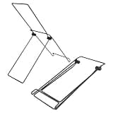 Solar Panel Ground Mount - Foldable Adjustable Holder,Solar Panel Ground Bracket - for Camping Hiking Climbing Walking Picnic Barbecue
