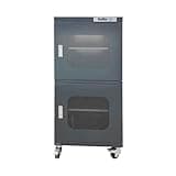 HQHAOTWU Industrial Dry Cabinet, 10-20% RH Humidity Control Steel Dehumidification Dry Box with Adjustable Shelf, Moisture Proof Storage Cabinet for Electronic Components Samples Seeds Dried Food
