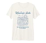 Visit Wisconsin Dells Water Park Capital Vintage Premium Tri-Blend T-Shirt