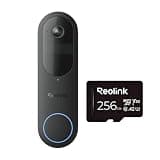REOLINK Battery Video Doorbell (2nd Gen) with 256GB microSD Card – 2K 4MP, Wireless & Wired Power, Dual-Band Wi-Fi, No Monthly Fee for Local Storage, Live View with Two-Way Talk