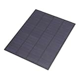 Marhynchus 18V 5W Polyscrystalline Compact Solar Panel Portable Solar Charger with 5.8oz Lightweight Design for DIY Lawn Lights Outdoor Camping Power System
