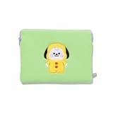 LINE FRIENDS Official BT21 TATTON Carry Pouch - CHIMMY, Cute Zipper Makeup Bag, Cosmetic Bag, Small Organizer Pouch for Purse, Kpop Merch Gift for Girls