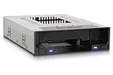 ICY DOCK Tray-Less 2.5" and 3.5" SATA SSD/HDD Docking Enclosure for External 5.25" Drive Bay | flexiDOCK MB795SP-B