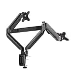 Monitor Stand Robotic arm Desktop Rotation(Dualscreendarknightblack)
