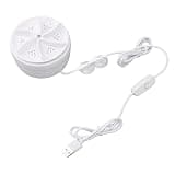 Omquot 5V 60W Mini Ultrasonic Washing Machine, Effective Portable Turbine Washing Machine for Clothes, Underwear and Socks