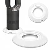 Replacement Base Compatible with Dyson Fan Heater, Anti-Slip Rotary Lock Stand for Home, Quick Install (White)