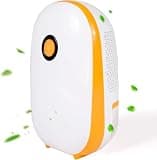 Dehumidifier with LCD Display 38oz(1100ml) Small Quiet Portable Dehumidifier with Auto Shut-off,Up to 430 Sq.ft for Home Basement Bedroom Garage,orange