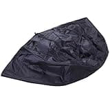 Omquot Easy Installation Seat Cover Water Resistant Sunproof Dustproof for Round Wicker Chairs (420D:52.0x20.1x35.0in)