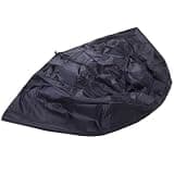 Omquot Easy Installation Seat Cover Water Resistant Sunproof Dustproof for Round Wicker Chairs (420D:47.2x18.1x35.0in)