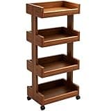 Vyntyra Book Shelf,Open Storage Shelf,Floor Standing Bookcase,360 Degree Revolving,for Living Room, Bedroom, Home Office(B-4th Floor)