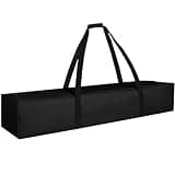 COOLBEBE 45 Inch Tripod Carrying Case - 45x7x7 Inch Storage Bag for Light Stands, Fishing Rods, Tent Poles, and Camera Gear, Water Resistant, Black