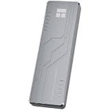 Thermalright HR-EB109 Dual C Grey M.2 External Enclosure-Supports Both NVMe and SATA SSD Dual protocols. Aluminum,10Gbps Type-C Interface,8TB Portable SSD Storage, for Android, Windows, Mac Systems