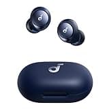 soundcore by Anker Space A40 Auto-Adjustable Active Noise Cancelling Wireless Earbuds, Reduce Noise by Up to 98%, 50H Playtime, Hi-Res Sound, Comfortable Fit, App Customization, Wireless Charge (Blue)