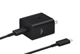 SAMSUNG 45W Wall Charger Power Adapter with Cable Included, Super Fast Charging for Galaxy Phones, Tablets and USB Type C Devices, Low Standby Power Consumption, EP-T4511XBEGUS, Black