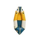 Inflatable Kayak Canoe Single Double Rowing Boat Water Sports Fishing Watercraft 1-2 Person Seat 210D Nylon Drifting