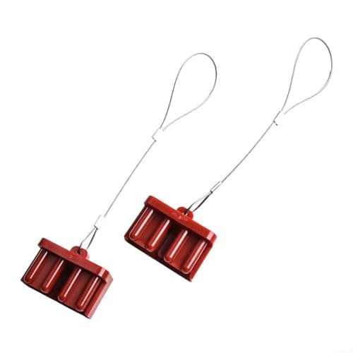 UrbanHui For Anderson Connector Dust Protection (Pack Of 2) Effective Shield Against Environmental Contaminants(175A-red)