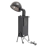 Salon Hair Dryer, 1000W Hooded Bonnet with Detachable Wheels, Adjustable Height Stand with 15" Large Hood, 60 Minute Timer & 4 Temperature Setting, Portable Hair Dryer with Wheels for Home Salon Use