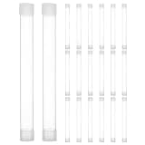 VINTORKY 20pcs Thermometer Protective Tubes - Storage Cases for Acupuncture Tools and Temperature Probes - Portable Thermometer Carrier with Cap