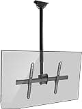 TV Bracket, TV Ceiling Mount Bracket, Adjustable Height Full Motion 360 Deg Rotation Tilt Swivel, Fits 37-80inch TVs, with Loading 110 Lbs TV Mount TV Stand