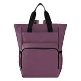 Nesatuwa Elegant Purple Diaper Bag Backpack Waterproof Large Capacity Multifunctional Diaper Bags with Insulated Pockets and Stroller Straps Travel Backpack for Baby Girl/Boy