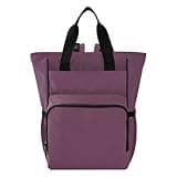 Nesatuwa Elegant Purple Diaper Bag Backpack Waterproof Large Capacity Multifunctional Diaper Bags with Insulated Pockets and Stroller Straps Travel Backpack for Baby Girl/Boy