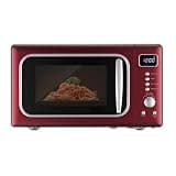 0.7 Cu. Ft. Retro Microwave In Silver With Retro Design For Compact Kitchen Spaces Durable Stainless Steel Finish Modern Aesthe