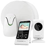 Babysense Video & Breathing Movement Monitor - FSA Video Baby Monitor with Breathing Motion Detection & Alerts Bundle Pack - Video Monitor V24R with Babysense 7 Under-The-Mattress Sleep Monitor