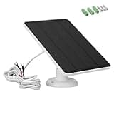 Outdoor Solar Charger for Ring Video Doorbell 4/3/2, 360°Adjustable Mount