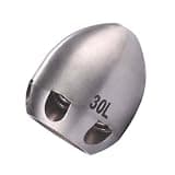 Sewer Nozzle Washer Nozzle Cleaner Pipeline Dredging Adapter Universal Spray Head for Garden, Patio, Window, Supplies(30L)