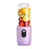 Fauitay Portable Blender 40W 500ml Cordless Rechargeable Juicer Cup with 16 Stainless Steel Blades 20800 RPM for Travel Kitchen Gym Home