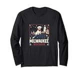 Milwaukee Wisconsin Dog Lover Vintage Retro Design RA0D Long Sleeve T-Shirt