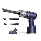 REPESSCTJ Handheld Vacuum Cordless, 4000Pa Portable Car & Home Cleaner, Rechargeable Hand Vacuum with Multi Attachments for Pet Hair, Desk, Sofa, Stairs